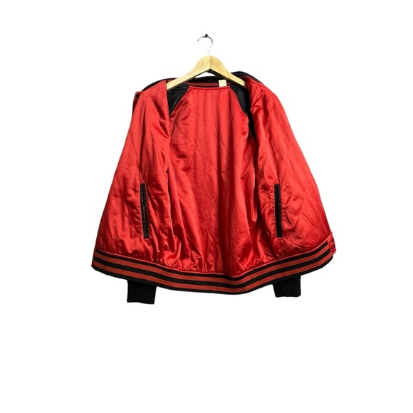 Levi's Reversible Varsity Bomber Embroidered Roses Jacket - Picture 7 of 9
